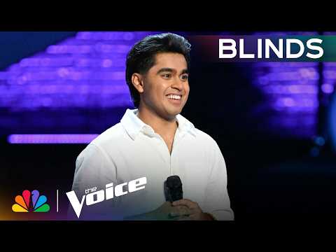 College Student Channels Bruno Mars with STUNNING Falsetto | The Voice Blind Auditions | NBC