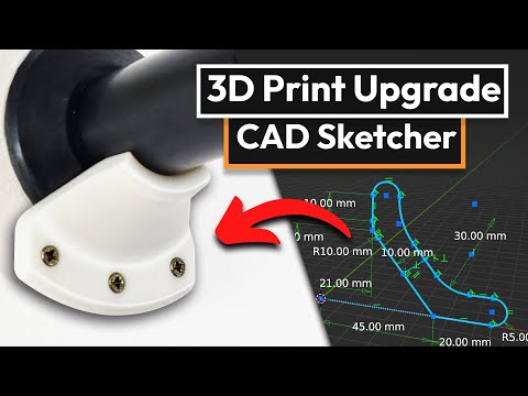 10kg to 80kg  3D Printed Support Upgrade | Blender CAD Sketcher Design