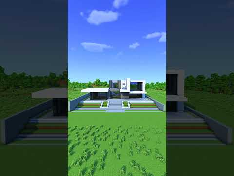 Minecraft Ultimate Starter Modern House Build #minecraft #minecraftbuilding