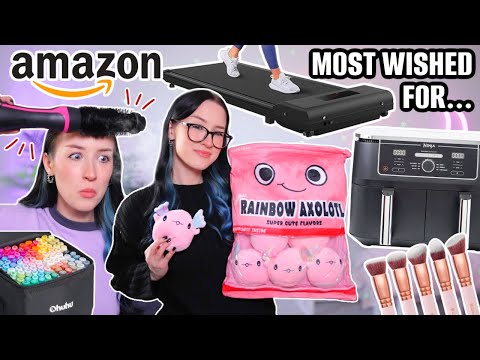 I Bought The MOST WISHED FOR Products From Amazon... *are they worth buying?!*