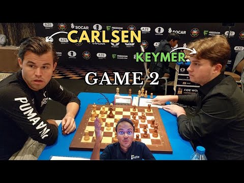 Magnus Carlsen just couldn't believe what happened there | Carlsen vs Keymer | World Cup 2023