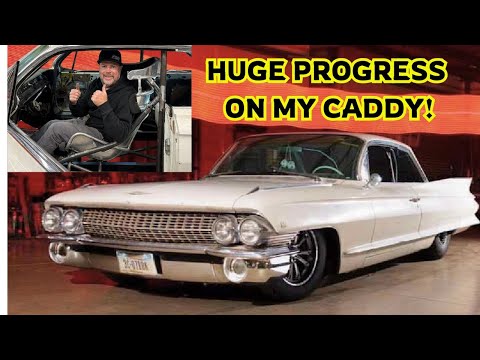 My Body-Dropped 1961 Caddy Coupe DeVille Got Custom Seats and More Rollcage Bars!
