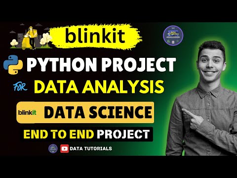 Python Project | Data Analysis Python Project | Blinkit Analysis | Start to End | 2025 | #python