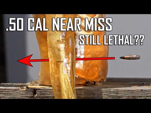 Can a .50 Cal Near-Miss Rip Your Arm Off? - Ballistic High-Speed