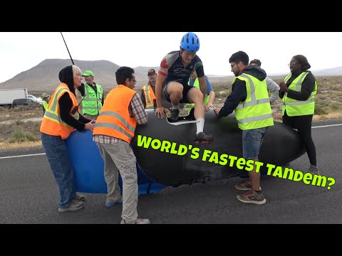 Battle Mountain Human Powered Speed Challenge--Titan Tandem