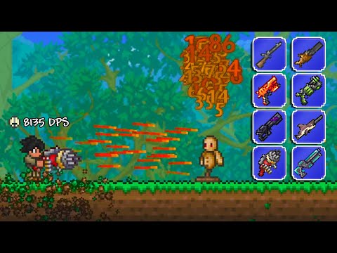 Terraria, But EVERY Gun Attacks At The Same Time...
