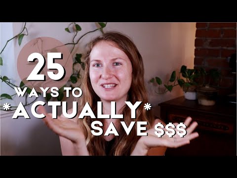 25 Frugal habits - to help you save money