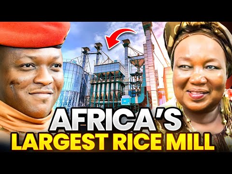 Burkina Faso’s Female Billionaire Stuns Traoré with Africa’s Biggest Rice Factory!