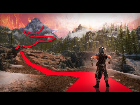 Skyrim, but the road is trying to kill you (DEATH ROAD)