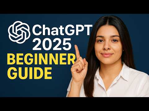 ChatGPT Tutorial 2025 for Beginner! (Including Free & Paid Users Both)