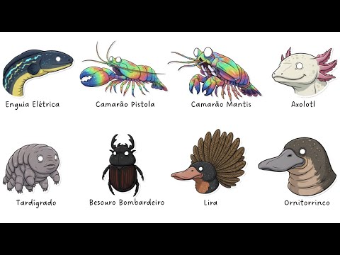 Todos os SUPERPODERES Mais INSANOS dos Animais Explicados em 08 Minutos (PARTE 1)