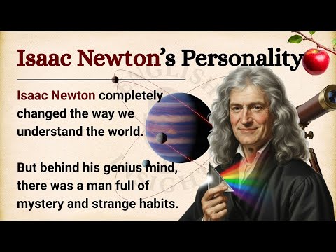 Isaac Newton:  Experiments & Human Nature || Learn English Through Story Level 3 || Graded Reader