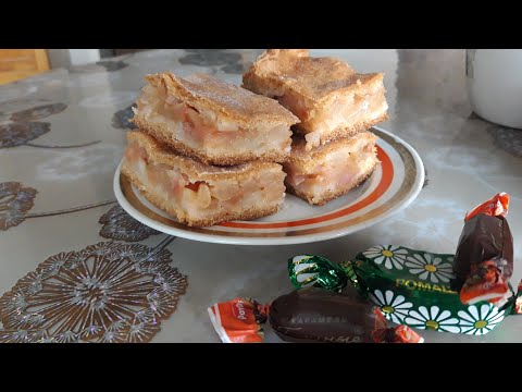 Жизнь в деревне// Быстрый  пирог с яблоками// г. Бирск//