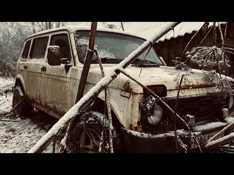 Нашли НИВУ в заброшенной деревни #нива #4x4 #offroad #деревня