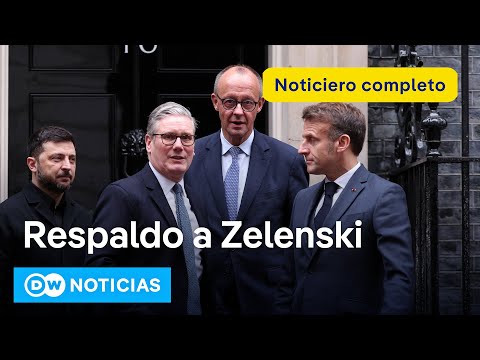 🔴 DW Noticias 8 de diciembre: Aliados europeos de Ucrania respaldan a Zelenski en Londres