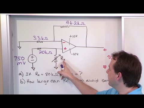 02 - Non-Inverting Op-Amp (Amplifier) Problems, Part 1