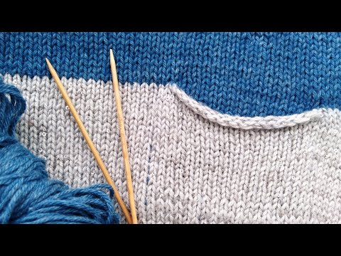 Вязание. Карман на современный лад. Мк. //Knitting. MK.