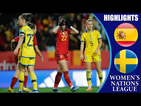 Spain vs Sweden || HIGHLIGHTS || UEFA Women's Nations League 2023