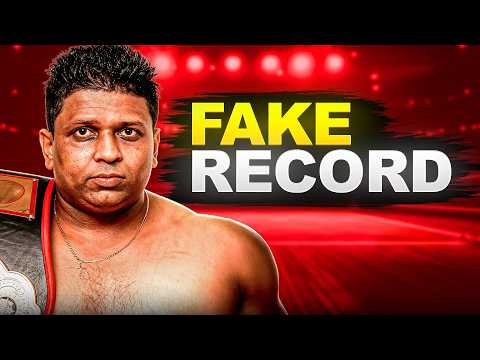 The Indian Fake Record World Champion FRAUD (RIGGED FIGHTS)