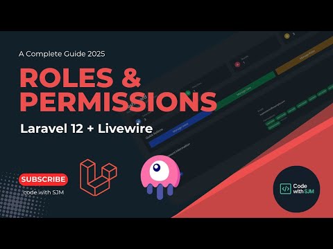 Build Role Based Access Control (RBAC) System in Laravel 12 & Livewire (Spatie Permission Package)