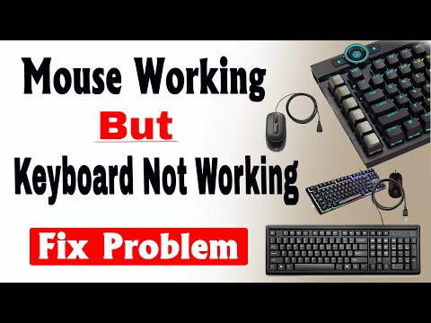 Mouse Working but keyboard Not Working | How to Solve Keyboard Not Working Problem | 2023
