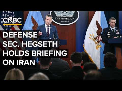 Defense Sec. Pete Hegseth and General Dan Caine hold briefing on the U.S.-Iran war — 3/13/2026