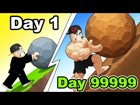 Pushing A Boulder 1,731,832 Meters in Roblox Sisyphus