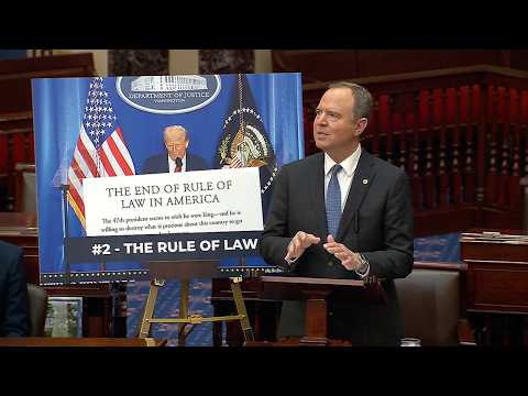 Schiff Takes To Senate Floor to Lay Out the Top 10 Ways Trump is Wrecking America