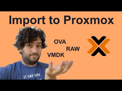 IMPORT a Virtual Machine Template (OVA, VMDK, RAW, ...) into Proxmox!