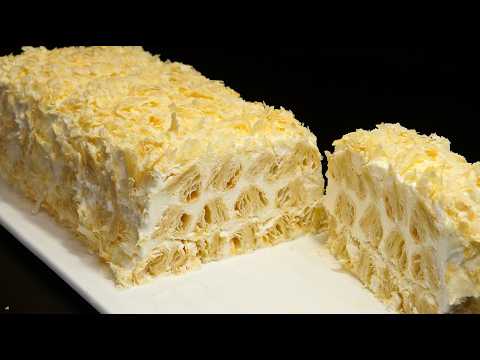 Ein köstlicher, hausgemachter Napoleonkuchen in nur 15 Minuten! Hier finden Sie das Rezept!