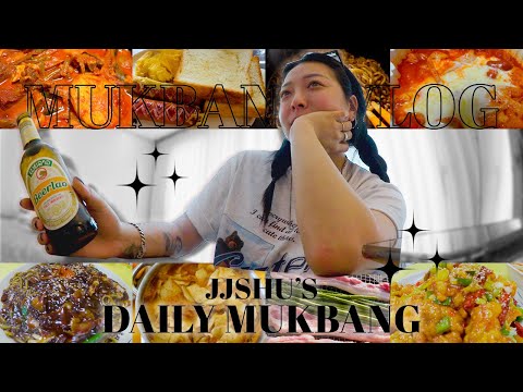 Today's pork sashimi is also delicious🐷|Spicy braised short ribs with straw shoes, Neoguri, Jjapa...