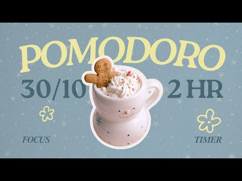 𝐡𝐨𝐥𝐢𝐝𝐚𝐲 𝐦𝐨𝐜𝐡𝐚 ☕ 𝟹𝟶/𝟷𝟶 𝟹 𝚂𝙴𝚃𝚂 𝟸𝙷𝚁 | pomodoro focus timer | cozy jazz | study with me
