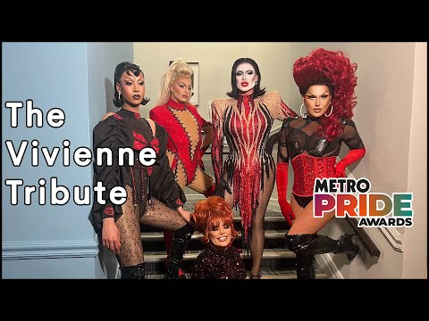 The Vivienne Tribute:  Tia Kofi, Cheryl, Danny Beard, Baga Chipz MBE and Michael Marouli.