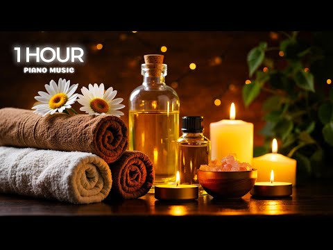 Calming Piano Music for SPA, SLEEP, RELAX 🌙 Relieves Anxiety and Depression, Deep Healing
