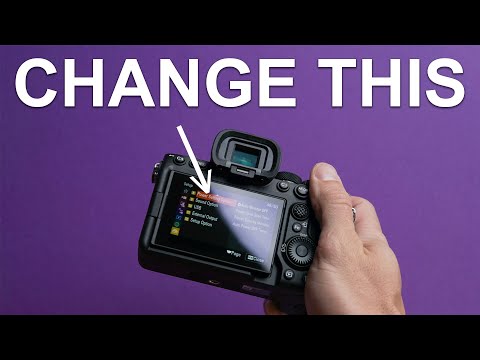 Sony A7IV CHANGE these settings FIRST part 1