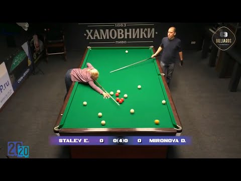 "All-Star Game", Stalev E. - Mironova D. Legend Cup - 2020. Billiards. BC "Legend".