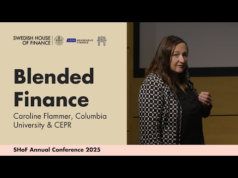 SHoF Annual Conference: Blended Finance