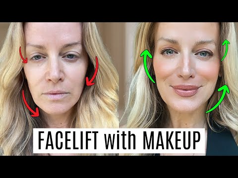 Facelift with makeup at 50??!! NEW Makeup Routine I'm OBSESSED with!!