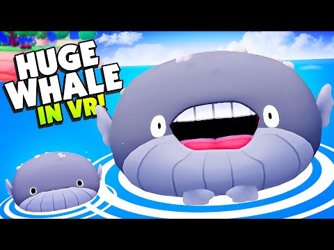 My PET WHALE Grew from Tiny to HUGE! - Garden of the Sea VR