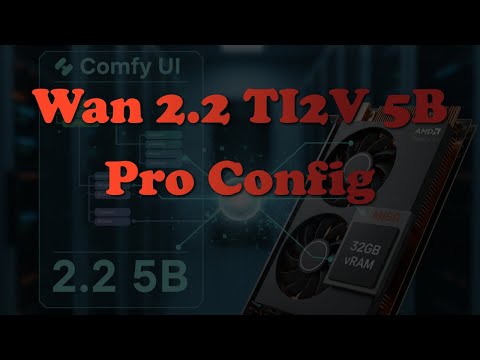 Stop Using Defaults! Unlock Cinematic AI Video on ComfyUI (Wan 2.2 TI2V 5B/AMD)