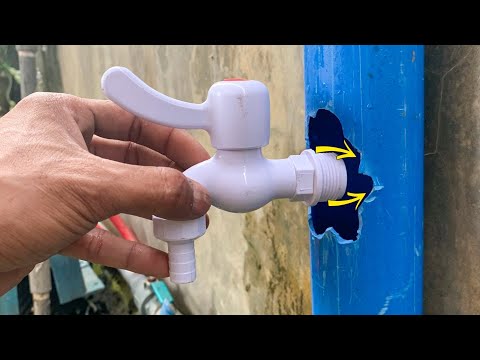 Why Didn't I Think Of This Way Before! Very Few People Know How To Install Faucets On Broken Pipes