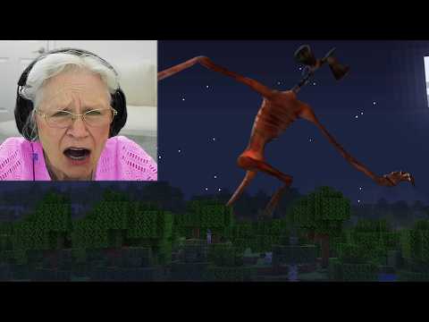 Tricking My Grandma With SIREN HEAD in Minecraft