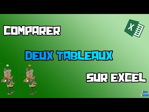 Comment comparer deux tableaux excel ? (méthode universelle)