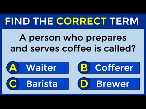 Vocabulary Challenge: Find The Correct Term! #challenge 65