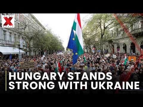 Hungarians Rally for Ukraine as War Nears Fourth Anniversary | NewsX World