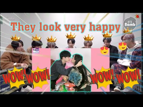 BTS Reaction " Sweet kiss" Cute Couple๐๐๐๐