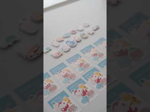 A cozy day at homemaking stickers [ruru's Handmade Diary] #handmade #sticker #smallbusiness