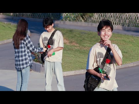 When Men Receive a Rose From a Girl They Don't Know | Prank