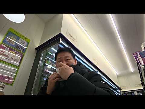 신검단중앙역 근처 편의점 간식 섭취