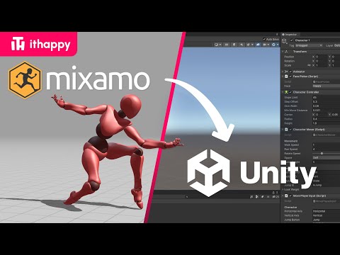 How to Import Mixamo Animations Into Unity (Tutorial) by #ithappy